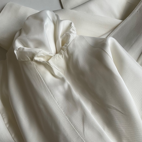 Anne Klein White Lightweight Blazer Size 10 - Picture 10 of 10